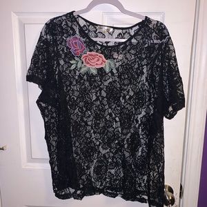 Sheer Lace Top